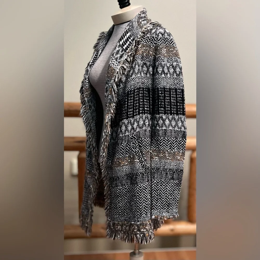 Lucky Brand Cardigan Coat - Size M - with pockets!